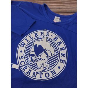 Wilkes Barre Scranton Penguins AHL Practice Hockey Jersey Blue #1 SP Size Small‎